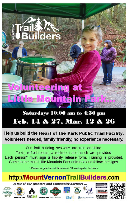 Mount Vernon Trail Builders volunteer flyer Feb-Mar 2016