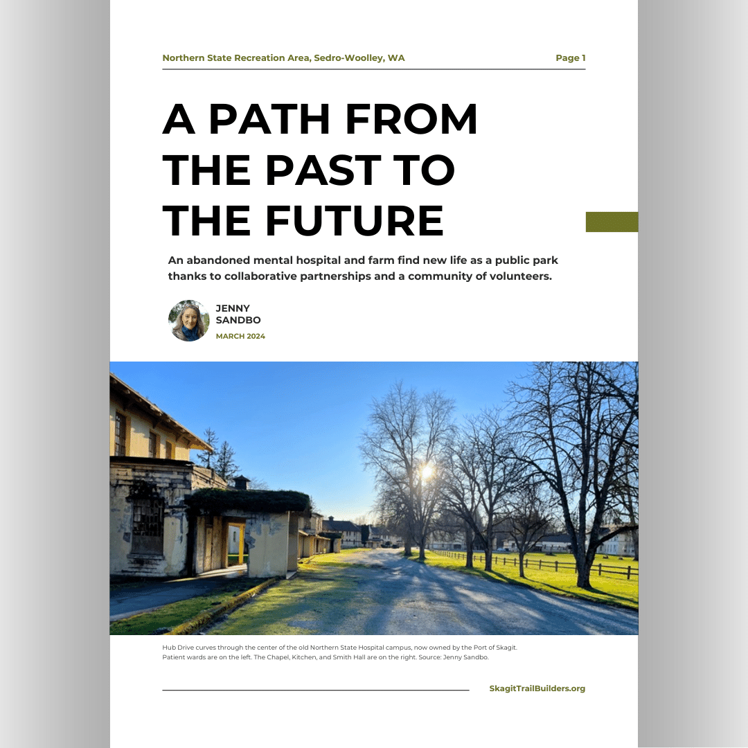 A Path from the Past to the Future: An abandoned mental hospital and farm find new life as a public park thanks to collaborative partnerships and a community of volunteers. By Jenny Sandbo, March 2024.