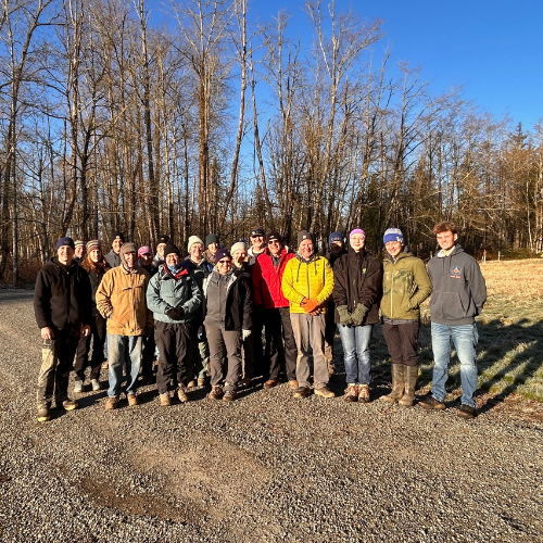Trail Update: Freezing Temps and Sunshine! Building Quarry Trail on January&nbsp;24.