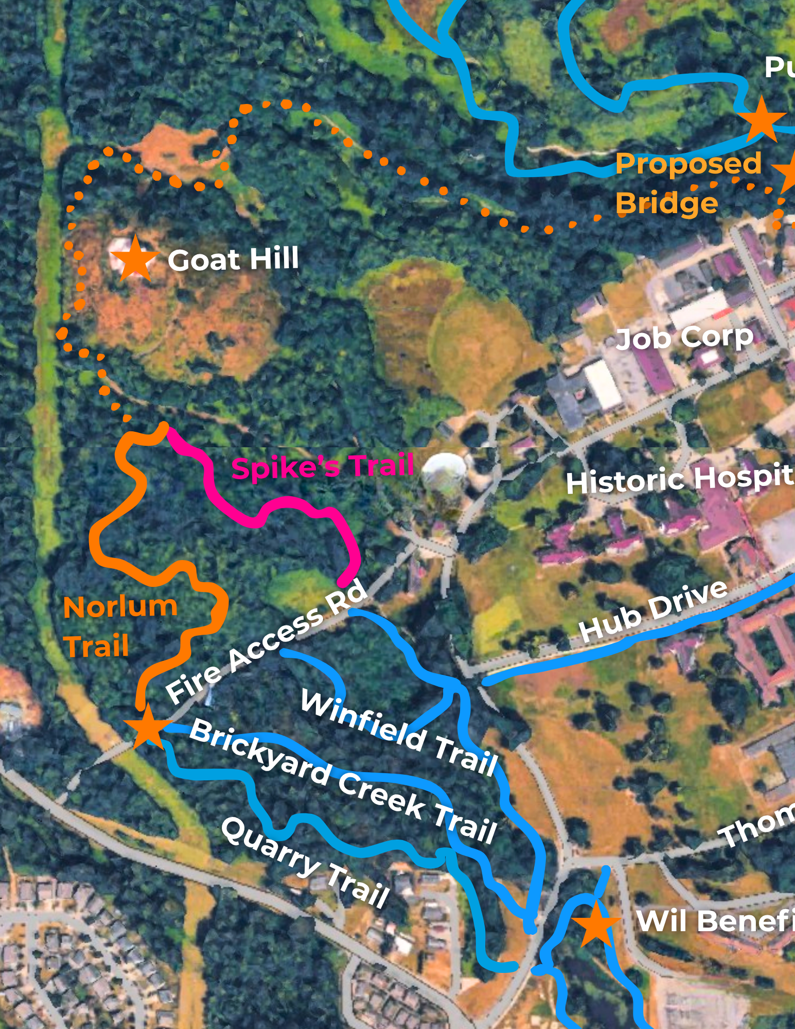 Trail Update: Norlum and Spike’s Trail (Work Party plan for May 23)